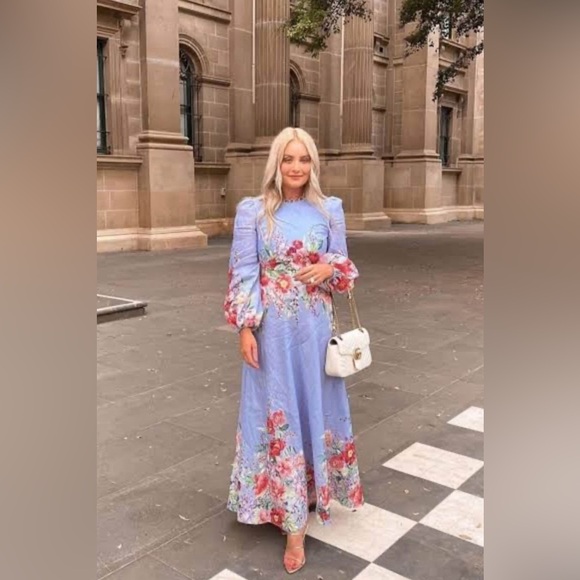 ZIMMERMANN FLORAL MAXI DRESS - Picture 2 of 7